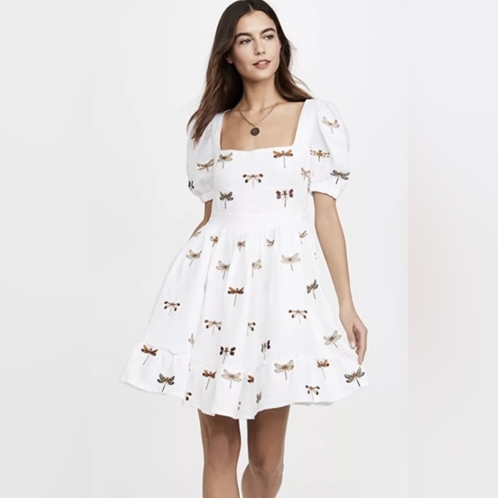 🤍 Rare Agua by Agua Bendita Dragonfly Pomelo Libelula Dress 🤍